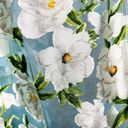 Alice + Olivia  Christina Forget Me Not Powder Blue Floral High Low Midi Dress Photo 9