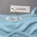 Glassons sky blue tank with bow Photo 1