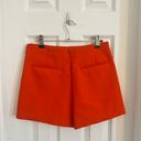 ZARA Orange Asymmetrical Skort Photo 2