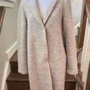 Boden Sally Boiled Wool in Gray Trench Long Coat Size 4 R Photo 2