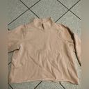 Madewell  MWL Betterterry Relaxed Turtleneck Sweater in Taupe Tan Cream Size XL Photo 3