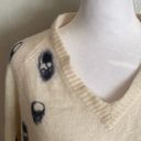 Skull Cashmere Full Skull Print Sweater Photo 3