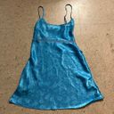 Vintage Blue satin slip dress Photo 0