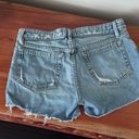 Frame La Grand Garçon Distressed Jean Shorts Photo 1