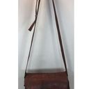 Vintage Saddle Crossbody Messenger Bag Genuine Leather Purse Handbag READ Photo 2