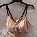 Bebe  2X dark beige logo T shirt sports bra Photo 0