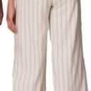 J.Jill  linen stretch Jenna striped belted wide leg crop pants size xlarge . Photo 1