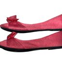 American Eagle  Pink Coral Bow Tie Flats Photo 2