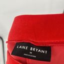 Lane Bryant  Red Velvet Pull On Pants Flare Leg High Rise Stretch Size 18 Photo 8