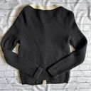 Gap Black Knit Cardigan Normcore Modest Medium Minimalist Photo 2