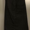 Ralph Lauren Lauren- Black Denim Skirt Photo 1