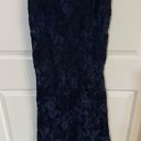 Karl Lagerfeld  Navy Blue Laced Dress Size 4 Photo 5