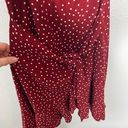 Princess Polly Caesura Red Polka Dot Side Tie Mini Dress Photo 5