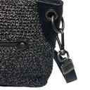 The Sak new  ᯾ Indio Small Crochet Tote Handbag Bag ᯾ Urban Static Charcoal Knit Photo 11