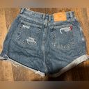 Gloria Vanderbilt Vintage  Distressed Denim Jean Shorts Photo 2