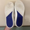 Rothy's  The Sneaker Slip on Shoes in Sand With Blue Trim Women’s Size 7 Photo 7