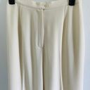 Ralph Lauren Lauren  Cream Ivory High Waisted Wool Pleated Cuffed Pants Trousers Photo 1