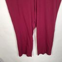 Dress Barn  Womens Plus Size 26W Pants Maroon Red Pull On Stretch Career Wear 839 Photo 4