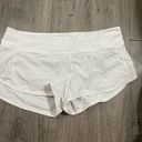 Lululemon White  Speed Up Shorts 2.5 Photo 1