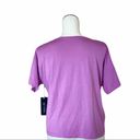 Rachel Zoe NWT  Lilac Cutout Short Sleeve Tee Top Photo 4