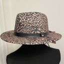 Juicy Couture  Leopard Print Fedora Hat One Size NWT Photo 1