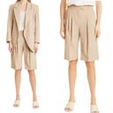 Bermuda BIRGITTE HERSKIND Prince  Shorts Desert Khaki Beige Size 12 NWT Photo 1