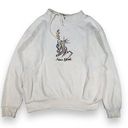 Vintage‎ Time Square Sportswear Statue of Liberty Sweatshirt Womens XL White Photo 0