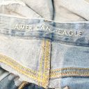 American Eagle  High Rise Distressed Ripped Curvy Mom Jeans Light Wash 4 Photo 3