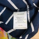 Maison Jules NWT  navy blue floral blouse small Photo 5