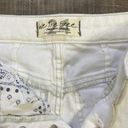 Free People  Avery Bermuda White Denim Shorts Photo 2