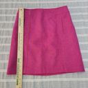 Talbots  Womens Petite Magenta Straight Wool Skirt With Pockets Size 6P Photo 4