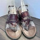 American Eagle  brown leather sandals women's size 7.5 Photo 0