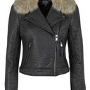 Topshop Leather Jacket Photo 1