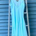 Vintage California Dynasty sheer mint blue embroidered nightgown/lingerie size/L Size L Photo 6