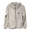 Patagonia  Women’s Large Grey Los Gatos Fleece Hoody Sweatshirt Off Shroom Photo 0