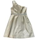 Laundry by Shelli Segal Laundry shelli Segal One Shoulder Fit & Flare Metallic & Crystal Cocktail Dress Photo 5