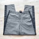 Club Monaco New  Ryanne Slim Leg‎ Colorblock Wool Pant | Grey Size 4 Photo 0