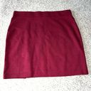 Forever 21 NWOT!  - Maroon Mini Bodycon Pencil Skirt - Medium Photo 0