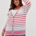 Torrid  size 0 multi colored striped cardigan Photo 0