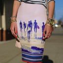 Clover Canyon  'Endless Summer' Neoprene Skirt (XS) Photo 8