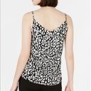 Calvin Klein  Black & White Leopard Print Cami Tank Top M Photo 1