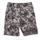 Fresh Produce  Women's Floral Print High Rise Bermuda Shorts Brown White Sz Small Photo 0