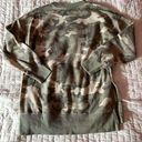 Hippie Rose Green Camo Crewneck Sweatshirt Size Small Photo 1