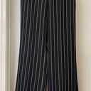 CeCe Wide Leg Black/White Striped Pant Photo 0