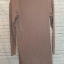 BP . Turtleneck A-Line Dress in Tan Antle Photo 2