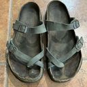 Birkenstock  Brown Leather Mayari Sandals Size: 39 Photo 0