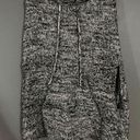 EXPRESS  Hooded Poncho Mohair Wool Blend Black/White Size S Photo 0