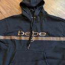 NWT New $89  Sport BEBE Gold LOGO Black Hoodie Pullover Sweatshirt XL Photo 10