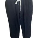 n: philanthropy sweatpants woman’s black distressed pockets cotton blend pant XS Photo 0