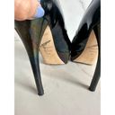 Brian Atwood  Bambola Black Patent Leather Platform Heels Sz 9.5 Photo 4